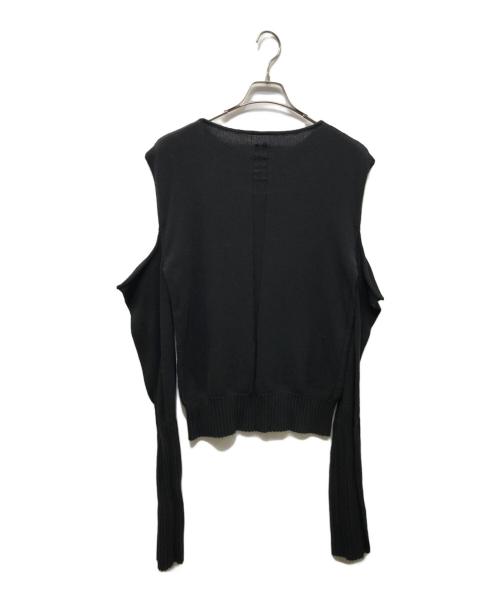 RICK OWENS（リックオウエンス）RICK OWENS (リックオウエンス) Cape-Sleeve Sweater ブラック サイズ:SIZE Lの古着・服飾アイテム