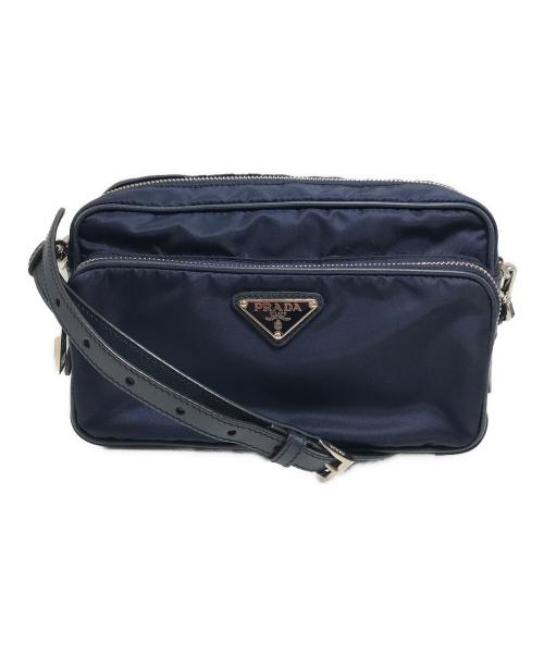 PRADA（プラダ）PRADA (プラダ) ショルダーバッグ ネイビーの古着・服飾アイテム