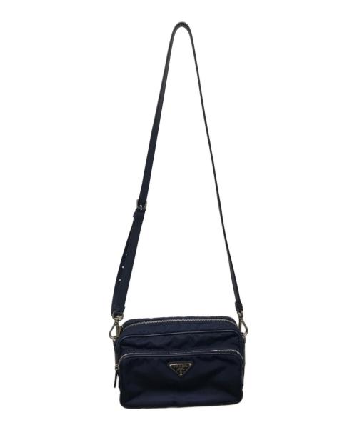 PRADA（プラダ）PRADA (プラダ) ショルダーバッグ ネイビーの古着・服飾アイテム