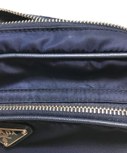 PRADA（プラダ）PRADA (プラダ) ショルダーバッグ ネイビーの古着・服飾アイテム