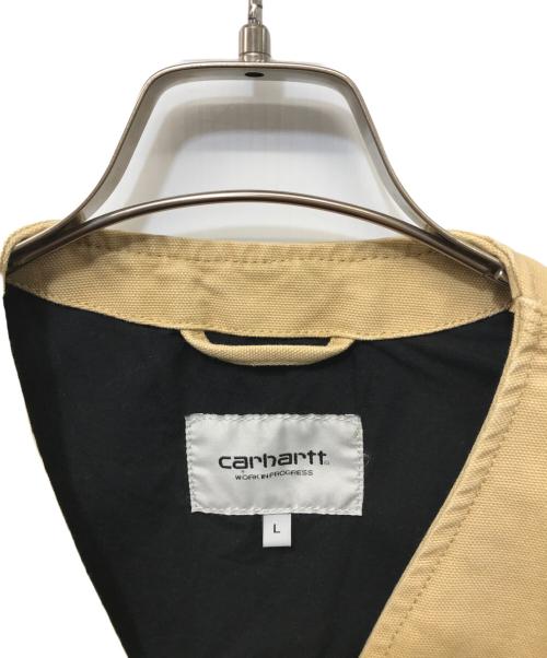Carhartt WIP（カーハート ワークインプログレス）CARHARTT WIP (カーハート ワークインプログレス) ARBOR VEST ベージュ サイズ:SIZE Lの古着・服飾アイテム