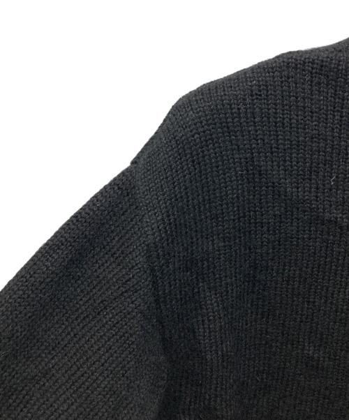 WACKO MARIA（ワコマリア）WACKO MARIA (ワコマリア) 世界平和プロジェクト INTARSIA CREW NECK SWEATER ブラック サイズ:Lの古着・服飾アイテム