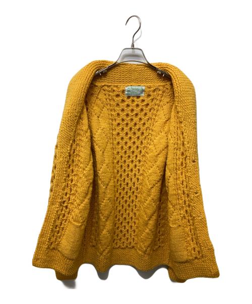 INVERALLAN（インバーアラン）INVERALLAN (インバーアラン) ショールカラーカーディガン イエロー サイズ:FREEの古着・服飾アイテム