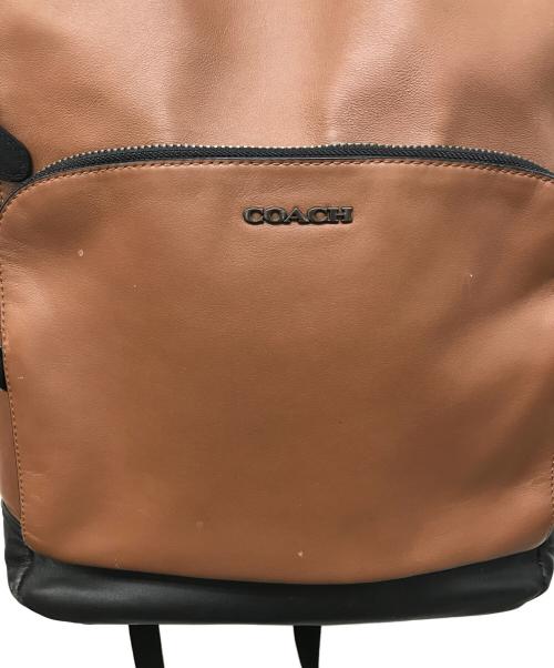COACH（コーチ）COACH (コーチ) グラハム レザーバックパック ブラウンの古着・服飾アイテム