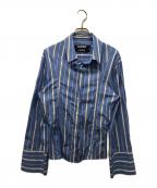 jacquemusジャックムス）の古着「ストライプシャツ」｜ブルー