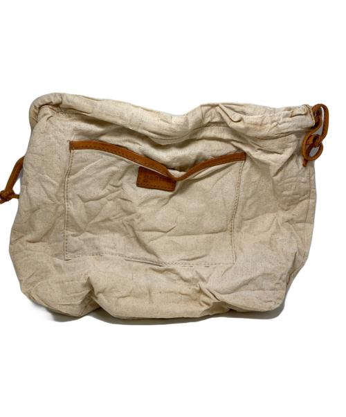 genten（ゲンテン）genten (ゲンテン) カットワークレザートートバッグ ブラウンの古着・服飾アイテム