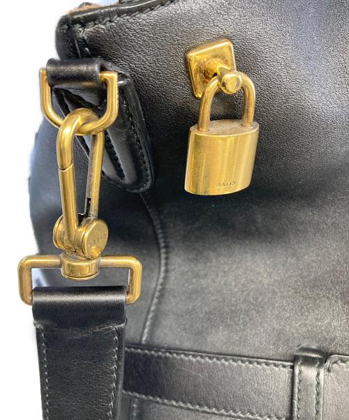 BALLY（バリー）BALLY (バリー) 2WAYレザーバッグ ブラックの古着・服飾アイテム