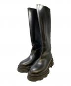 GIA BORGHINI×PERNILLE TEISBAEKジア・ボルギーニ×ペルニーレタイスベック）の古着「コンバットブーツ」｜ブラック