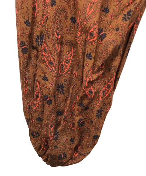 FUMIE=TANAKA（フミエタナカ）FUMIE=TANAKA (フミエタナカ) パイピングワンピース ブラウン サイズ:SIZE 2の古着・服飾アイテム