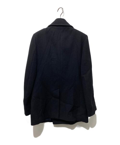 MIU MIU（ミュウミュウ）MIU MIU (ミュウミュウ) Pコート ブラック サイズ:SIZE 46の古着・服飾アイテム