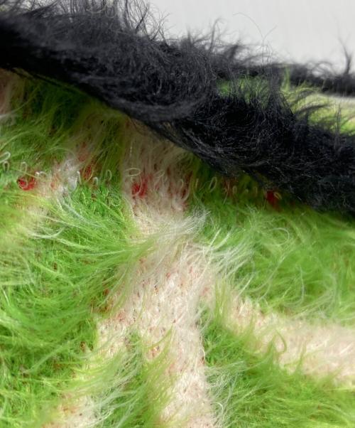 GUCCI（グッチ）GUCCI (グッチ) adidas (アディダス) Heavy Knit Cardigan グリーン サイズ:Sの古着・服飾アイテム