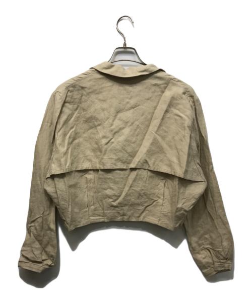 Humoresque（ユーモレスク）Humoresque (ユーモレスク) blouson リネンジャケット ベージュ サイズ:Freeの古着・服飾アイテム