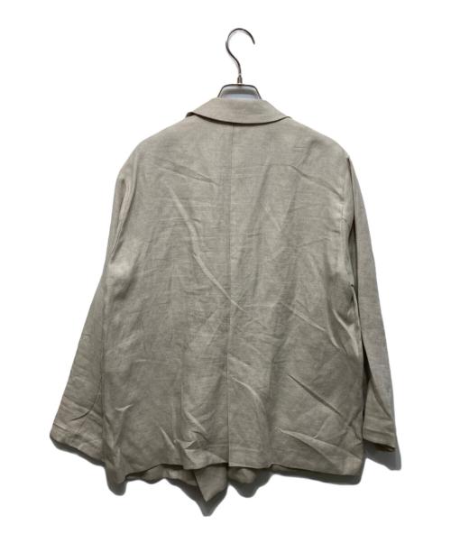 house of lotus（ハウスオブロータス）HOUSE OF LOTUS (ハウスオブロータス) リネン混ダブルジャケット ベージュ サイズ:Ⅿの古着・服飾アイテム