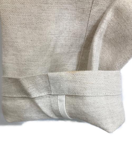 house of lotus（ハウスオブロータス）HOUSE OF LOTUS (ハウスオブロータス) リネン混ダブルジャケット ベージュ サイズ:Ⅿの古着・服飾アイテム