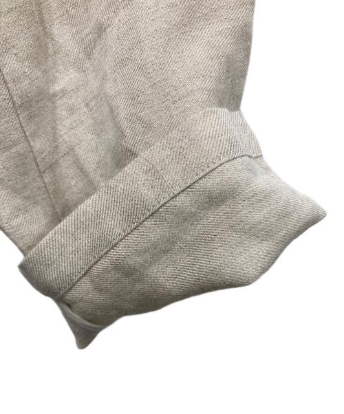 house of lotus（ハウスオブロータス）HOUSE OF LOTUS (ハウスオブロータス) リネン混ダブルジャケット ベージュ サイズ:Ⅿの古着・服飾アイテム