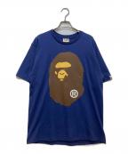 A BATHING APEアベイシングエイプ）の古着「プリントTシャツ」｜ネイビー