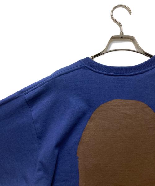 A BATHING APE（アベイシングエイプ）A BATHING APE (アベイシングエイプ) プリントTシャツ ネイビー サイズ:Lの古着・服飾アイテム
