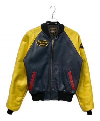 vanson スエード レザー チームジャケット サイズ36 3058002961772721_01_7017w.jpeg