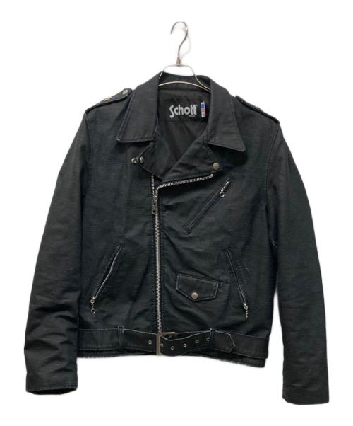 Schott（ショット）Schott (ショット) デニムコーティングワンスターライダースジャケット インディゴ サイズ:XLの古着・服飾アイテム