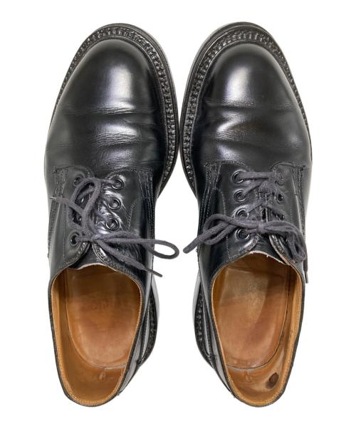 Tricker's（トリッカーズ）Tricker's (トリッカーズ) 外羽根プレーントゥシューズ ブラック サイズ:7　1/2の古着・服飾アイテム