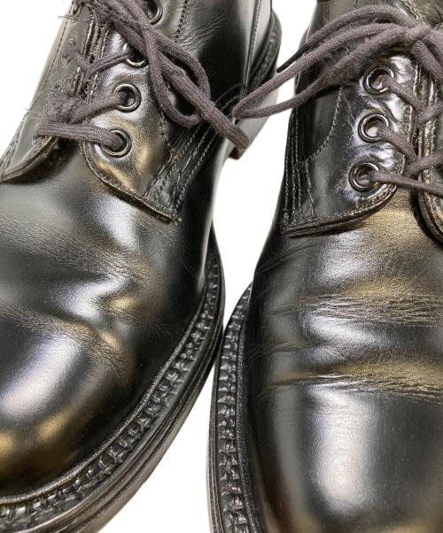Tricker's（トリッカーズ）Tricker's (トリッカーズ) 外羽根プレーントゥシューズ ブラック サイズ:7　1/2の古着・服飾アイテム