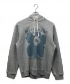 marimekkoマリメッコ）の古着「Luuppi Ii Unikko Placement 60th フーディ」｜グレー