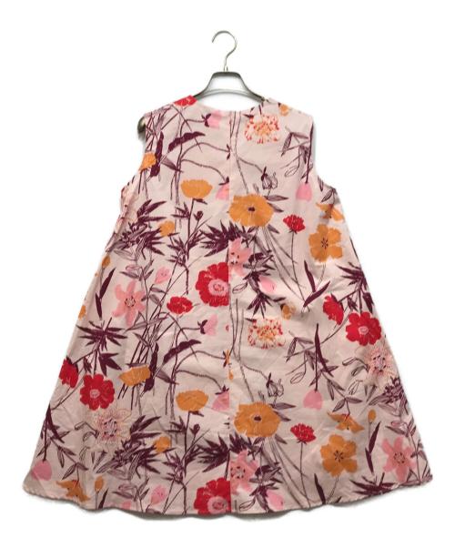 marimekko（マリメッコ）marimekko (マリメッコ) Palatsi Perenna ノースリーブワンピース ピンク サイズ:36の古着・服飾アイテム