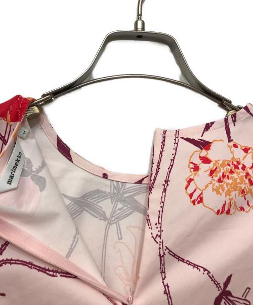marimekko（マリメッコ）marimekko (マリメッコ) Palatsi Perenna ノースリーブワンピース ピンク サイズ:36の古着・服飾アイテム