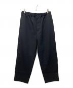 everyoneエブリワン）の古着「polyester twill easy slacks」｜ブラック