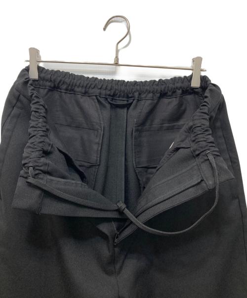 everyone（エブリワン）everyone (エブリワン) polyester twill easy slacks ブラック サイズ:SIZE Mの古着・服飾アイテム