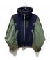 sacai（サカイ）の古着「ナイロン切替 スポンジフーディーブルゾン」｜グリーン×ネイビー