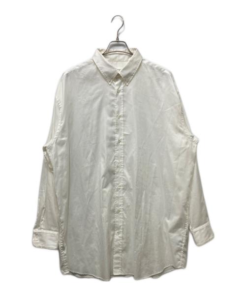 Maison Margiela（メゾンマルジェラ）Maison Margiela (メゾンマルジェラ) オーガニックコットンオックスフォードシャツ ホワイト サイズ:38の古着・服飾アイテム