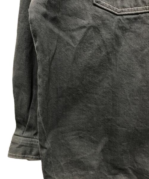 Graphpaper（グラフペーパー）Graphpaper (グラフペーパー) Denime Regular Collar Shirt ブラック サイズ:2の古着・服飾アイテム