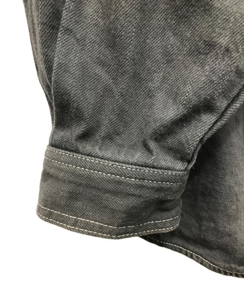 Graphpaper（グラフペーパー）Graphpaper (グラフペーパー) Denime Regular Collar Shirt ブラック サイズ:2の古着・服飾アイテム