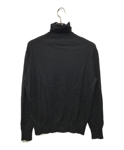 MADISON BLUE（マディソンブルー）MADISON BLUE (マディソンブルー) TURTLE NECK BOYS カシミヤシルクタートルネックニット ブラック サイズ:Freeの古着・服飾アイテム