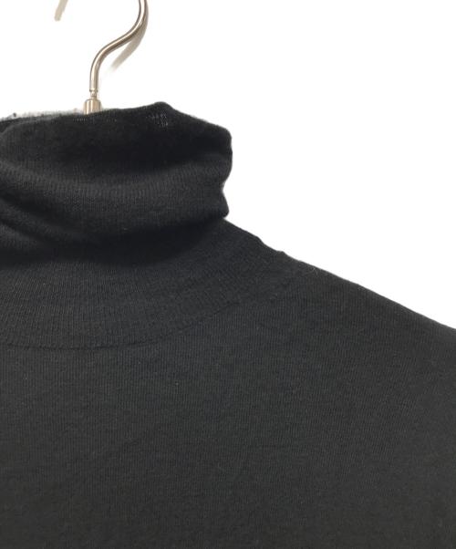 MADISON BLUE（マディソンブルー）MADISON BLUE (マディソンブルー) TURTLE NECK BOYS カシミヤシルクタートルネックニット ブラック サイズ:Freeの古着・服飾アイテム
