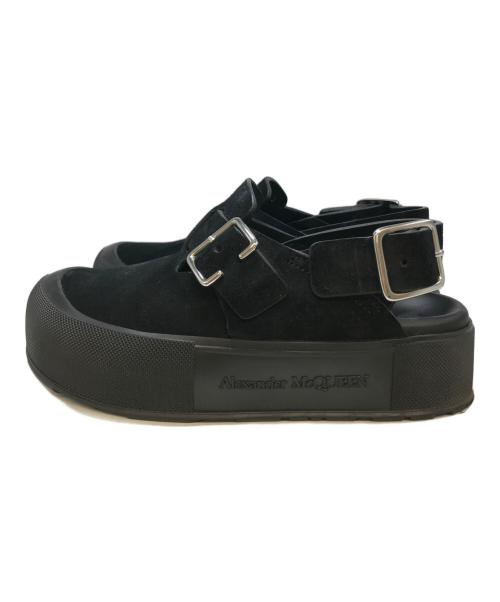 ALEXANDER McQUEEN（アレキサンダーマックイーン）ALEXANDER McQUEEN (アレキサンダーマックイーン) Mount Slick Sandals ブラック サイズ:40の古着・服飾アイテム