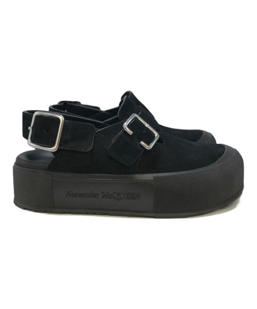ALEXANDER McQUEEN（アレキサンダーマックイーン）ALEXANDER McQUEEN (アレキサンダーマックイーン) Mount Slick Sandals ブラック サイズ:40の古着・服飾アイテム