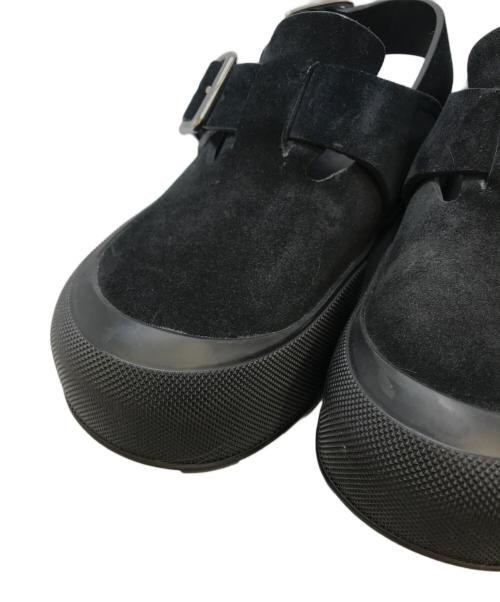 ALEXANDER McQUEEN（アレキサンダーマックイーン）ALEXANDER McQUEEN (アレキサンダーマックイーン) Mount Slick Sandals ブラック サイズ:40の古着・服飾アイテム