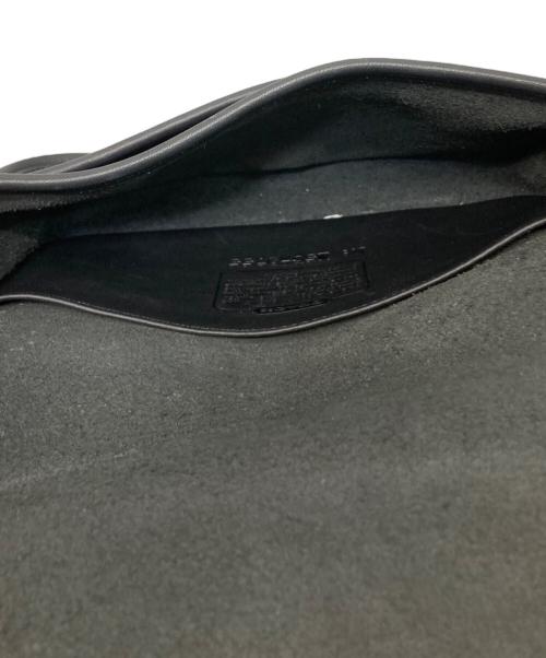 COACH（コーチ）COACH (コーチ) ターンロックレザーショルダーバッグ ブラックの古着・服飾アイテム