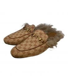 GUCCI（グッチ）の古着「Princertown GG柄スリッパ」｜ベージュ