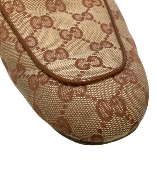 GUCCI（グッチ）GUCCI (グッチ) Princertown GG柄スリッパ ベージュ サイズ:10の古着・服飾アイテム