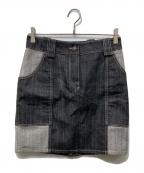 LOUIS VUITTONルイ ヴィトン）の古着「切替デニムスカート」｜インディゴ