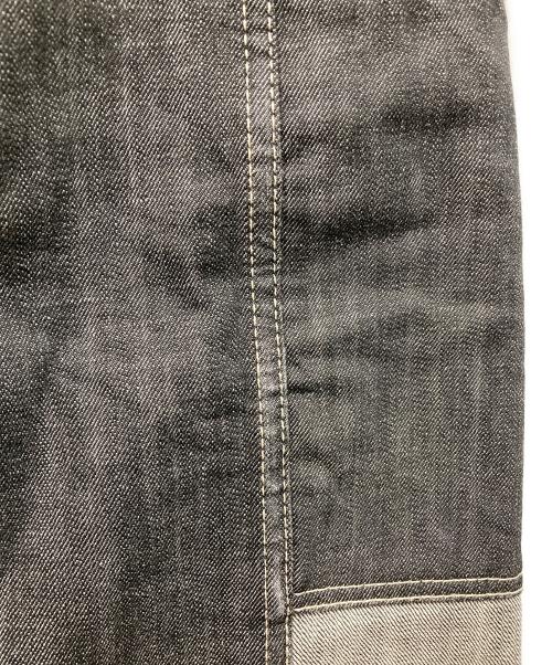 LOUIS VUITTON（ルイ ヴィトン）LOUIS VUITTON (ルイ ヴィトン) 切替デニムスカート インディゴ サイズ:SIZE 38の古着・服飾アイテム