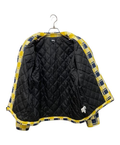 stussy（ステューシー）stussy (ステューシー) Brent Polar Fleece Jacket イエロー サイズ:Sの古着・服飾アイテム