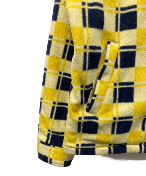 stussy（ステューシー）stussy (ステューシー) Brent Polar Fleece Jacket イエロー サイズ:Sの古着・服飾アイテム