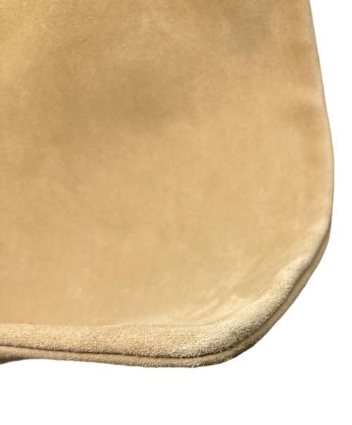 LOEWE（ロエベ）LOEWE (ロエベ) アナグラム ヌバックレザーハンドバッグ ベージュの古着・服飾アイテム