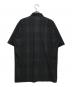 BLACK LABEL CRESTBRIDGE (ブラックレーベル クレストブリッジ) 半袖チェック柄シャツ ブラック サイズ:L：7000円