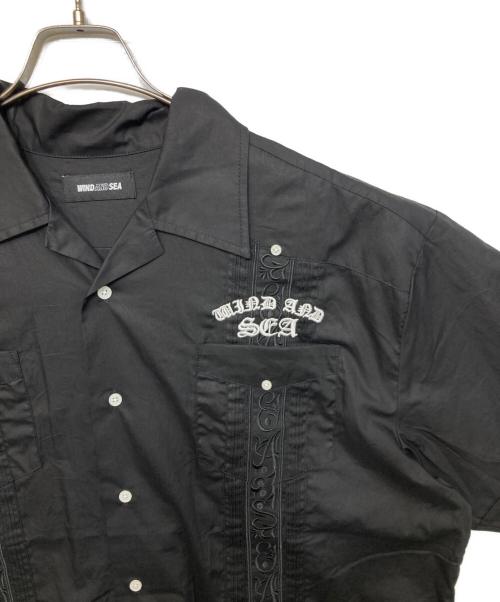 WIND AND SEA（ウィンダンシー）WIND AND SEA (ウィンダンシー) cuba s/s shirt ブラック サイズ:XLの古着・服飾アイテム