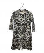 Chloeクロエ）の古着「レオパードノーカラーコート」｜ベージュ